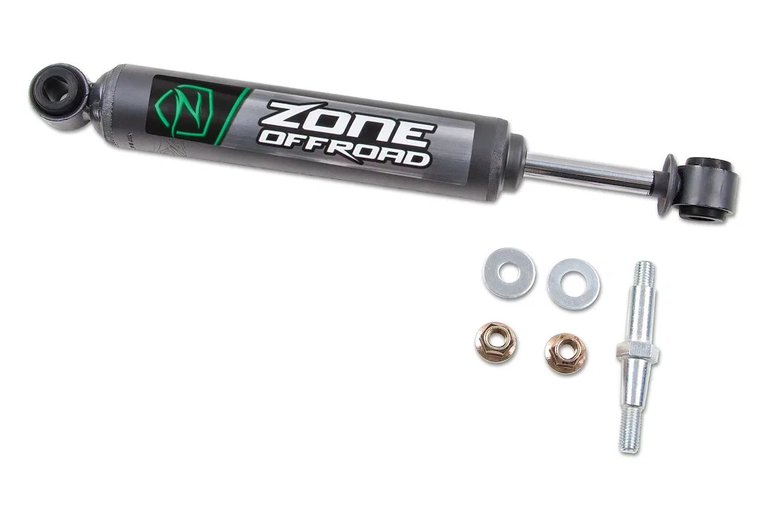 ZON7201 – ZONE OFFROAD Steering Stabilizer, Single Steel Without Mounting Brackets/ Installation Hardware